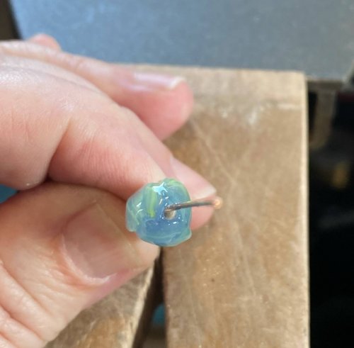 Susan LeGuyader's Stabilizing a Large Hole Bead - , General Education, , stabilizing a large hole bead